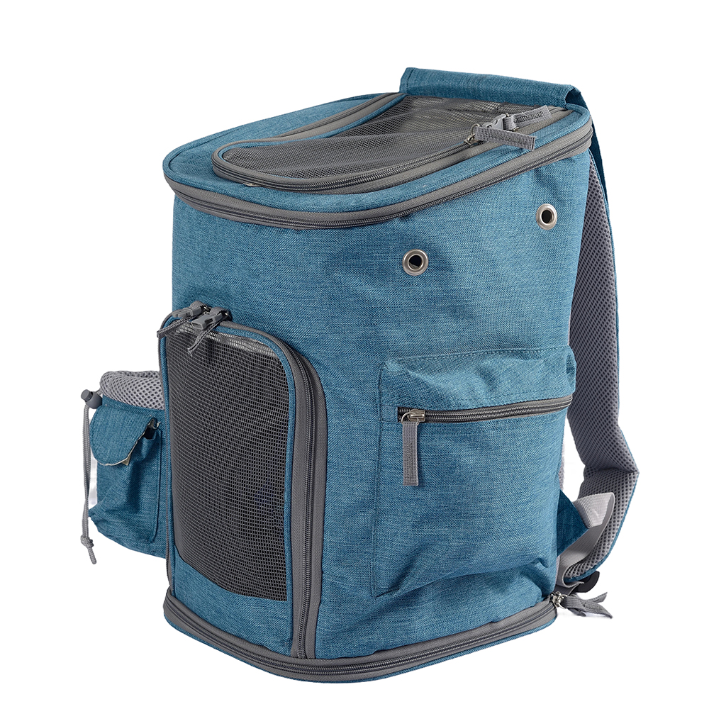 Oxford Pet Carrier Breathable Cat Travel BackpackPasak kecil 