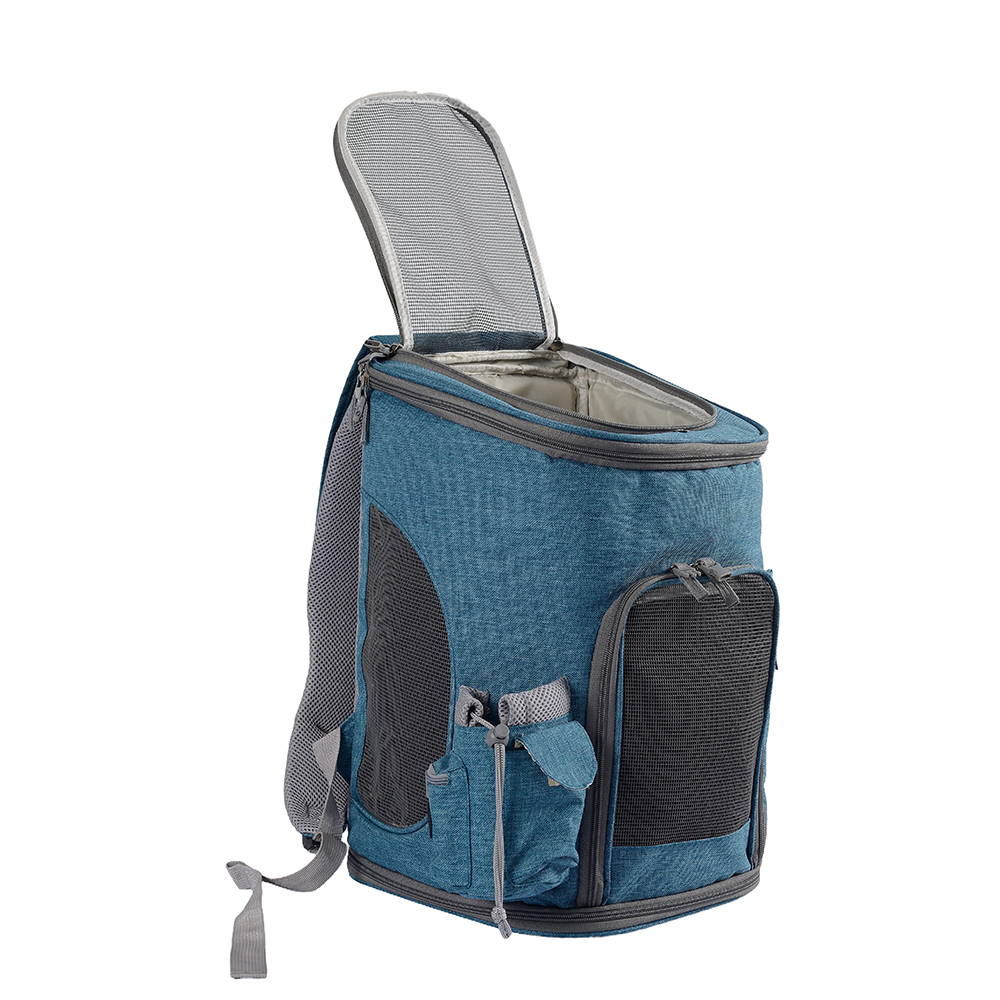 Oxford Pet Carrier Breathable Cat Travel BackpackPasak kecil