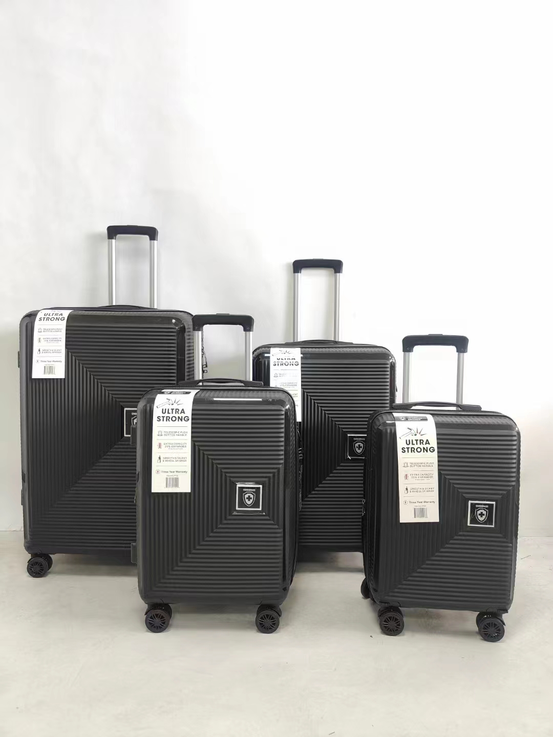 Bagasi PP set 4 keping beg pakaian kilang disesuaikan logo & warna ODM