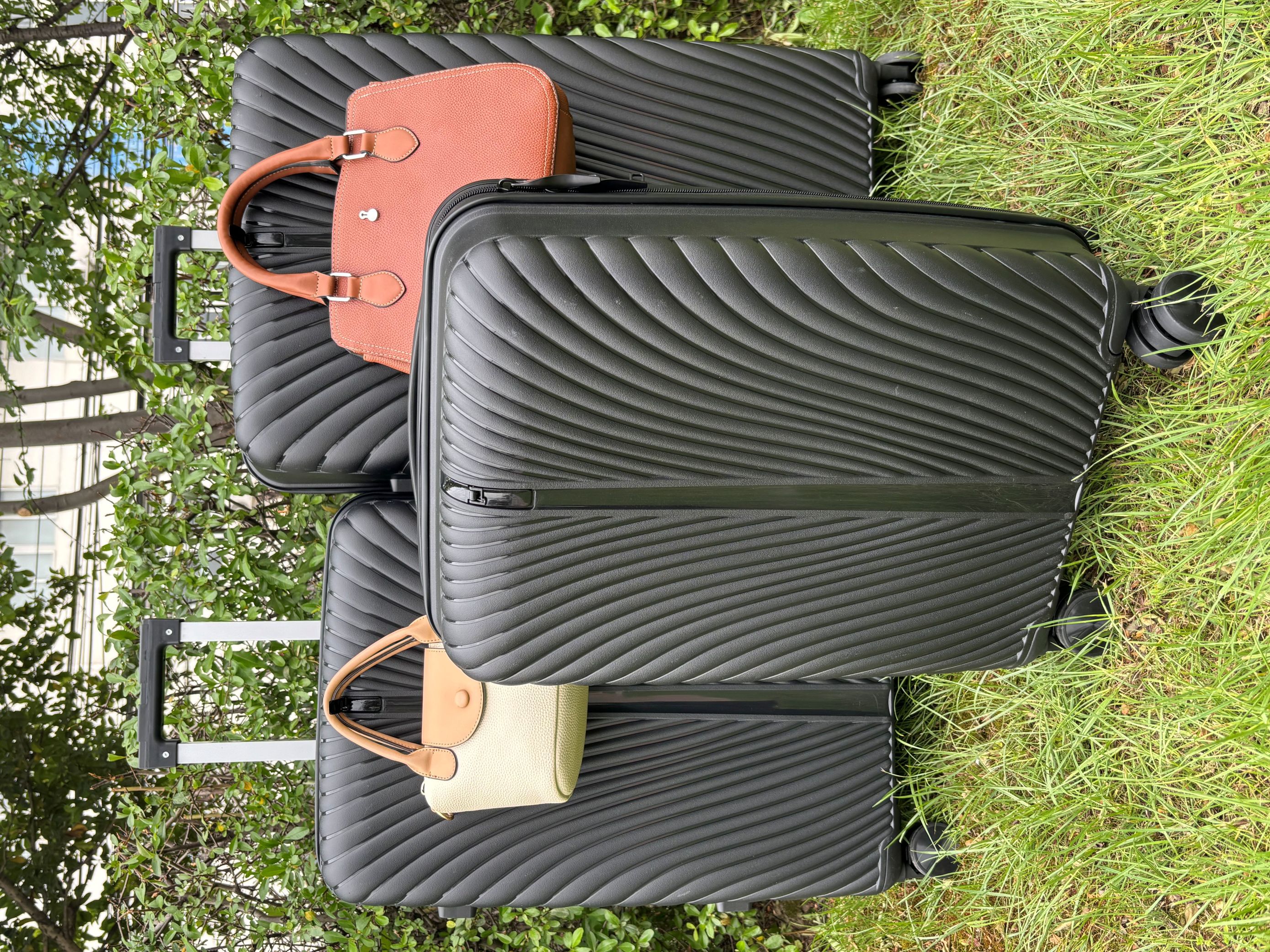 Set beg bagasi 4 pcs PP troli beg pakaian set kalis air & tahan lama